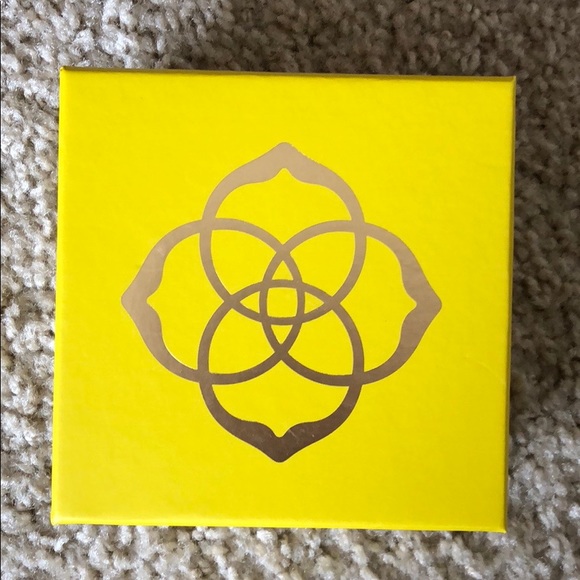 Kendra Scott Slate Gold Alexa Drop Earrings - Picture 5 of 7